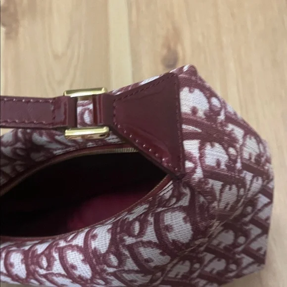 Pre-owned Vintage Dior Burgundy and White Diorissimo - Picture 7 of 10